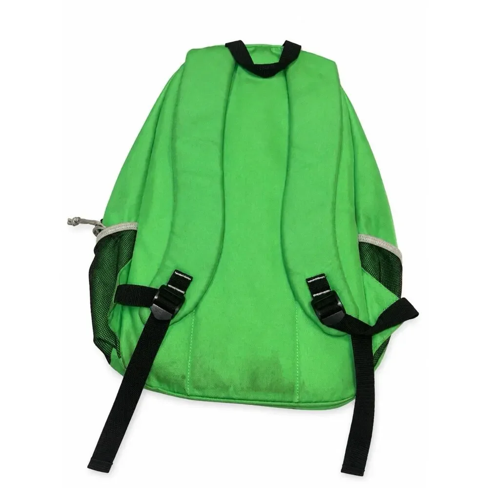 Green Canvas Backpack School Book Bag Laptop Travel Daypack